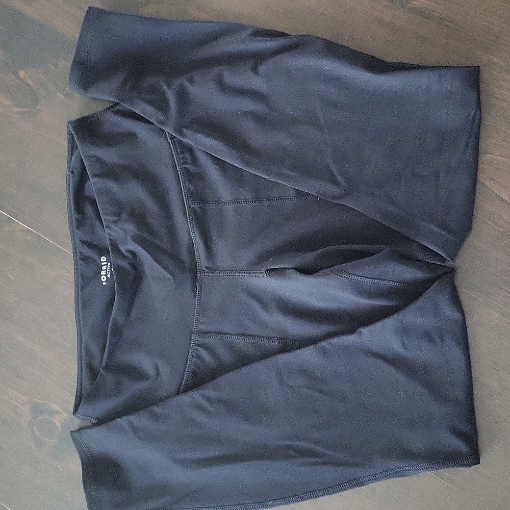 Torrid Active size 0 black straight leggings